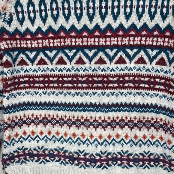 Abercrombie & Fitch winter crew neck sweater Sz small stretchy - Picture 2 of 5